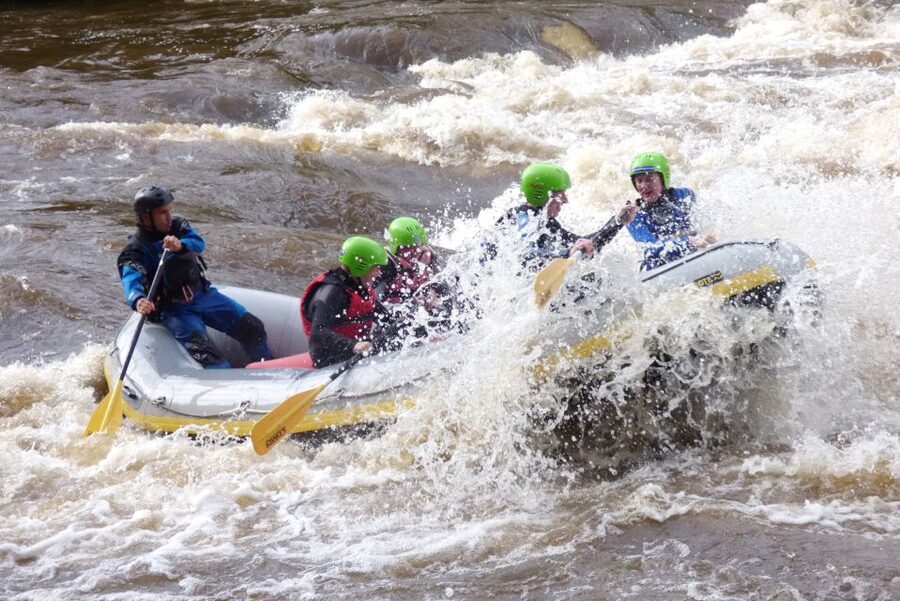 Aberfeldy: Rafting on the River Tay - What the rapids feel like for beginners