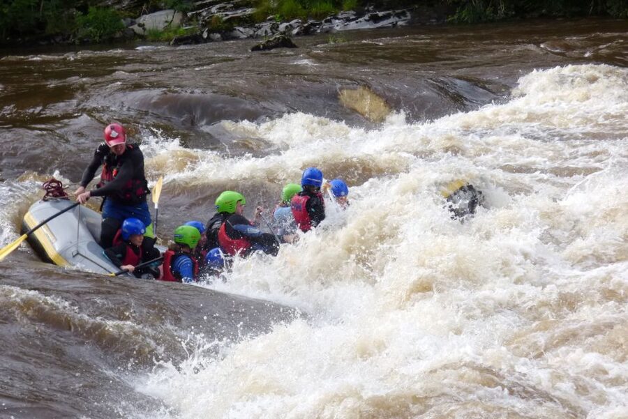 Aberfeldy: Rafting on the River Tay - The 30-minute safety briefing