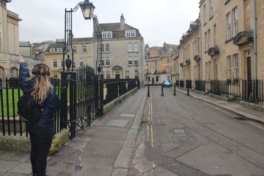 Bath: Bridgerton Filming Locations Walking Tour with Music - Bath Assembly Rooms and the show’s polished side