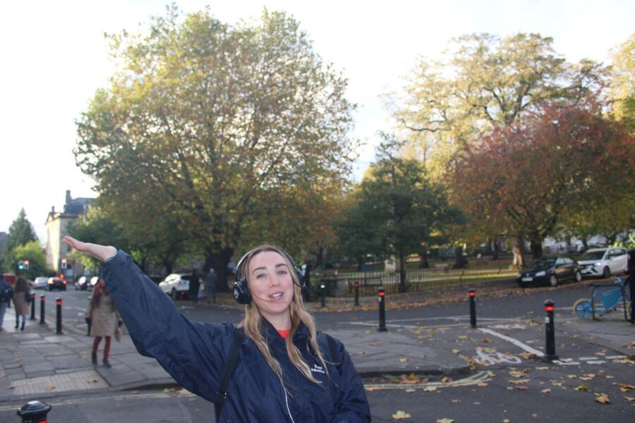 Bath: Bridgerton Filming Locations Walking Tour with Music - Music, headsets, and the unusual atmosphere