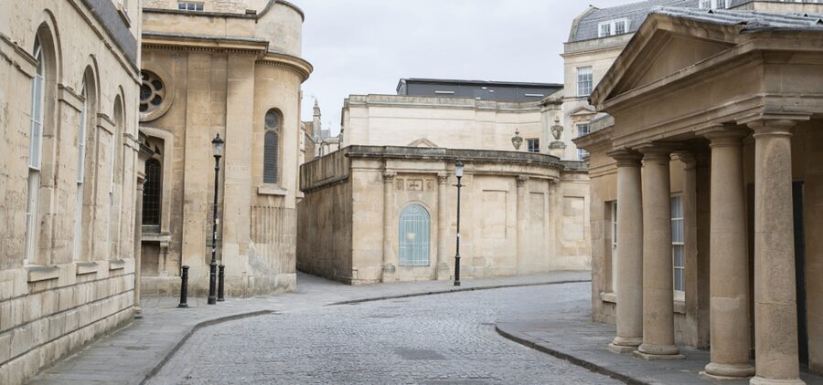Bath: Bridgeton Walking Tour with an APP - The Assembly Rooms and the ballroom connection