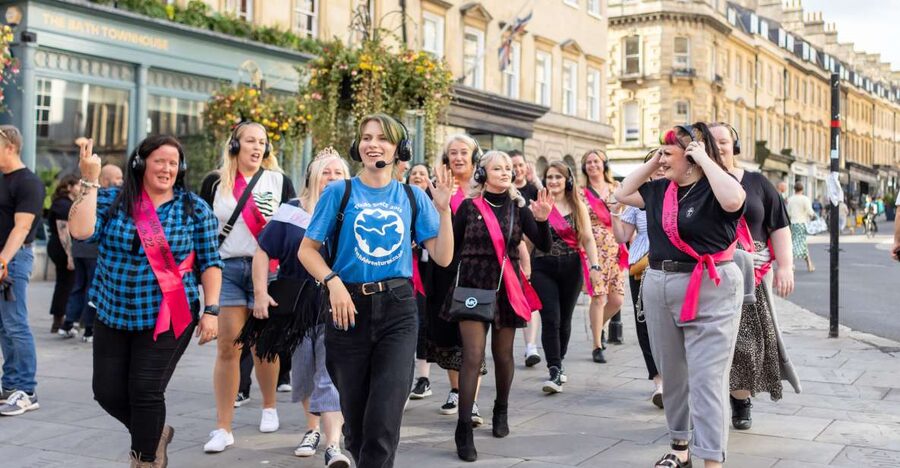 Bath: Silent Disco Guided Walking Tour - Key points at a glance