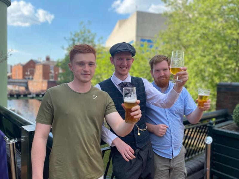 Birmingham Slogging Gang Evening Walking Tour with Pub Stops - Meeting Edward Shelby outside Apple Birmingham