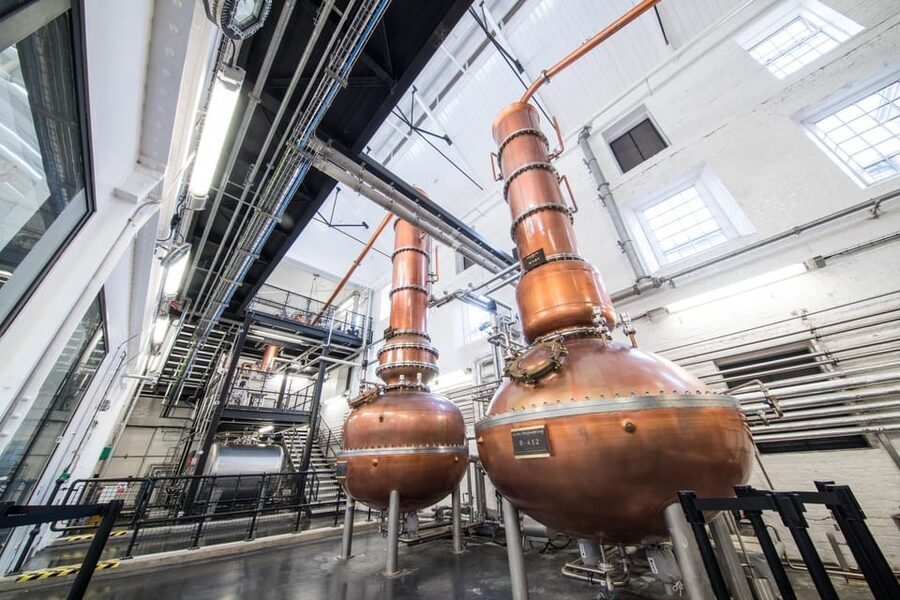 Bombay Sapphire Gin Distillery Tour - The cinema room sets up the Bombay Sapphire story