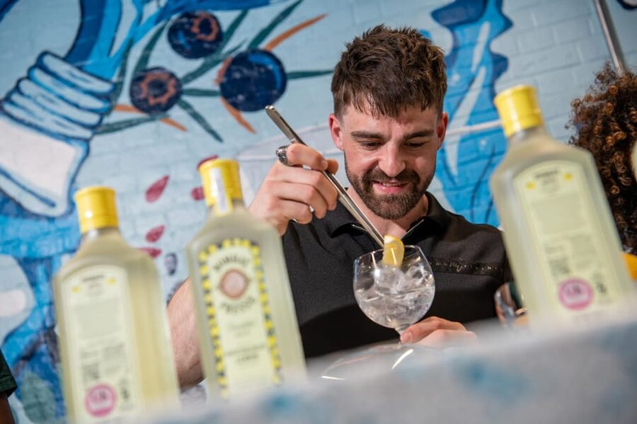 Bombay Sapphire Gin Distillery Tour - The glasshouses reveal the ten botanicals