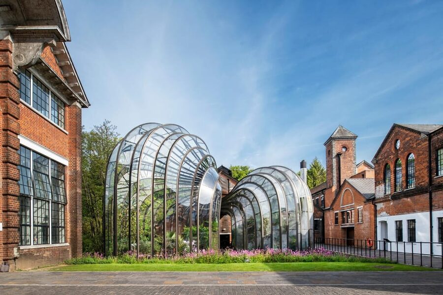 Bombay Sapphire Gin Distillery Tour - The Botanical Dry Room turns scent into a useful lesson