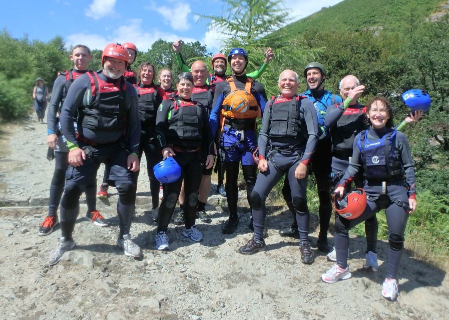 Bowlees: Guided White Water Tubing Adventure - Getting fitted with wetsuit, helmet, and buoyancy aid