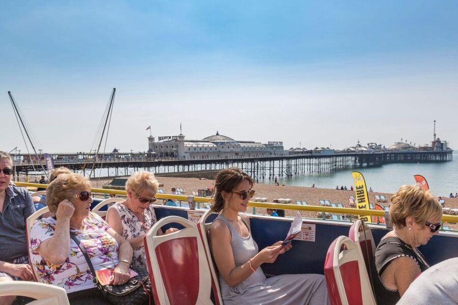 Brighton: City Sightseeing Hop-On Hop-Off Bus Tour - The Royal Pavilion and central Brighton