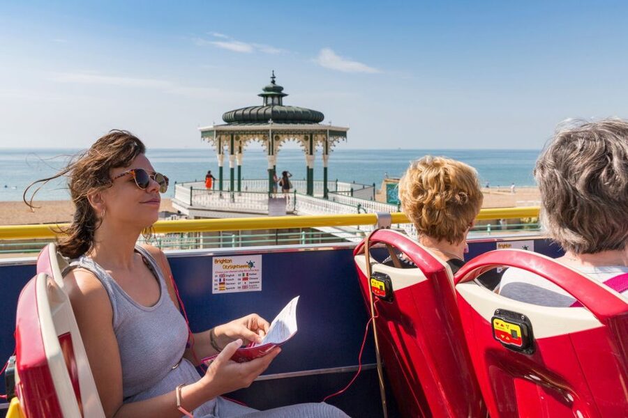Brighton: City Sightseeing Hop-On Hop-Off Bus Tour - How the hop-on hop-off system works in real use