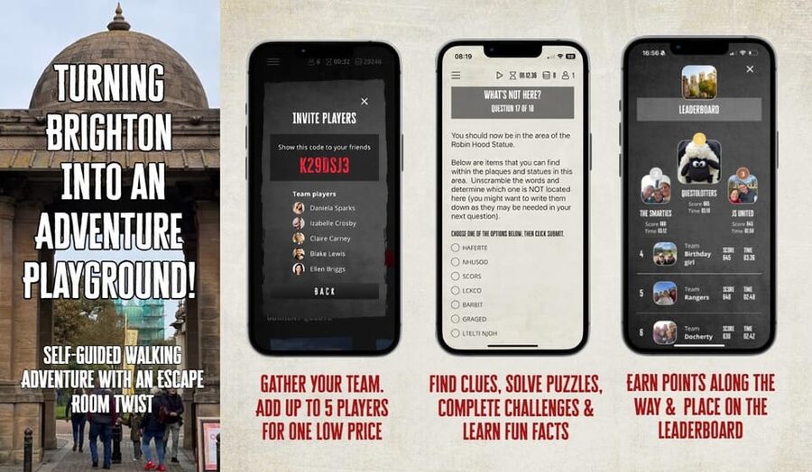 Brighton: City Walking Tour & Exploration Game - From Brighton Pier to the Royal Pavilion
