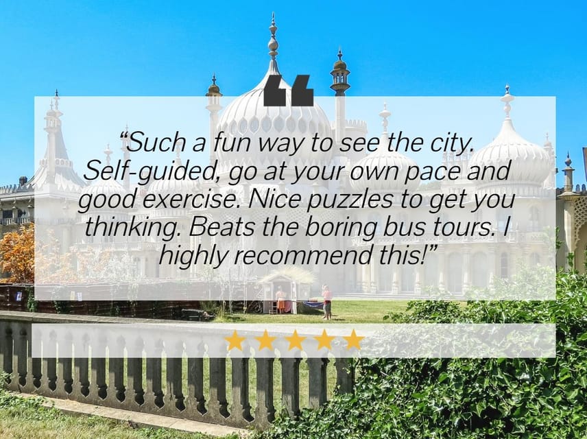 Brighton: City Walking Tour & Exploration Game - Value for Couples, Families, and Friends