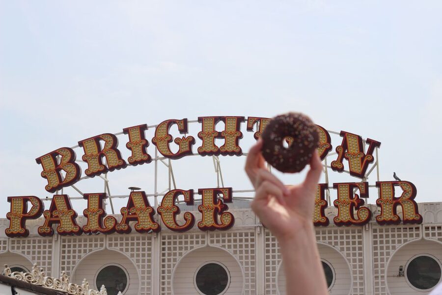 Brighton Delicious Donut Adventure by Underground Donut Tour - Brighton Pier and the seaside doughnut tradition
