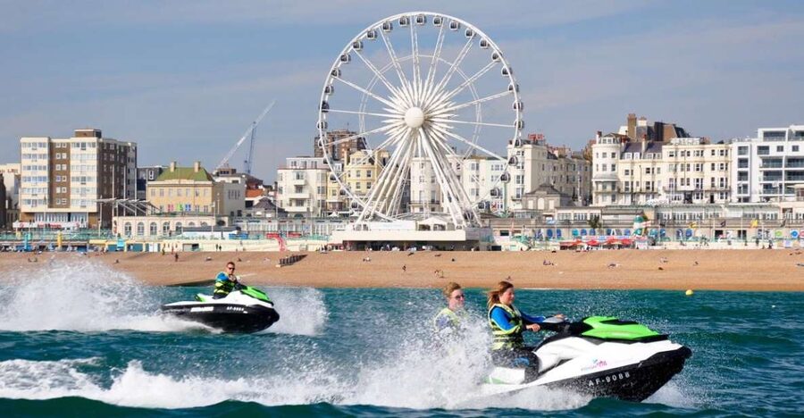 Brighton: Jetski Ride - A small group, with a RIB for support