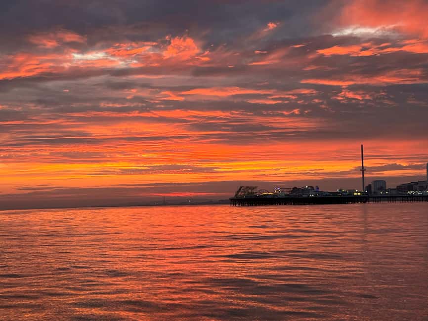 Brighton: Sunset Sailing Cruise with a Glass of Wine - Taking the helm with an instructor