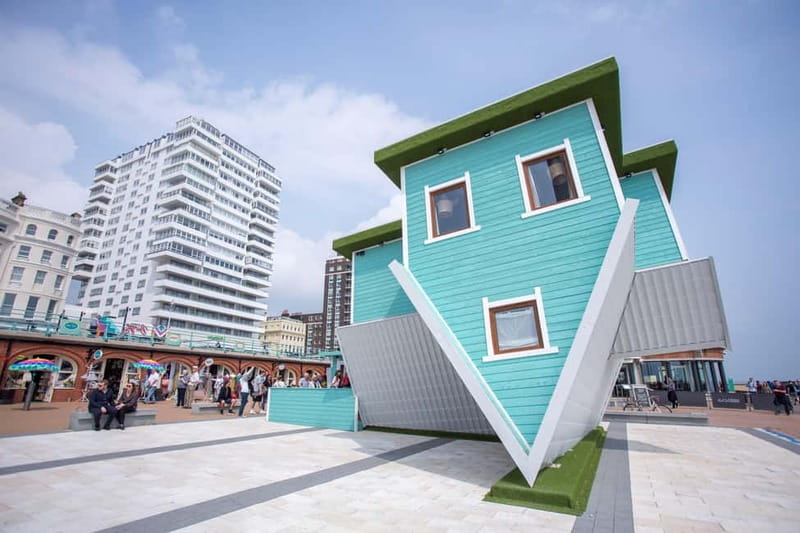 Brighton: Upside Down House Entry Ticket - Brighton’s turquoise house by the Sea Front