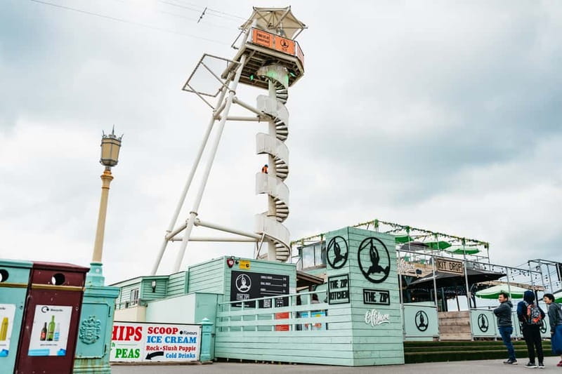 Brighton: Zip Wire Experience Ticket - The single ride and the dual race
