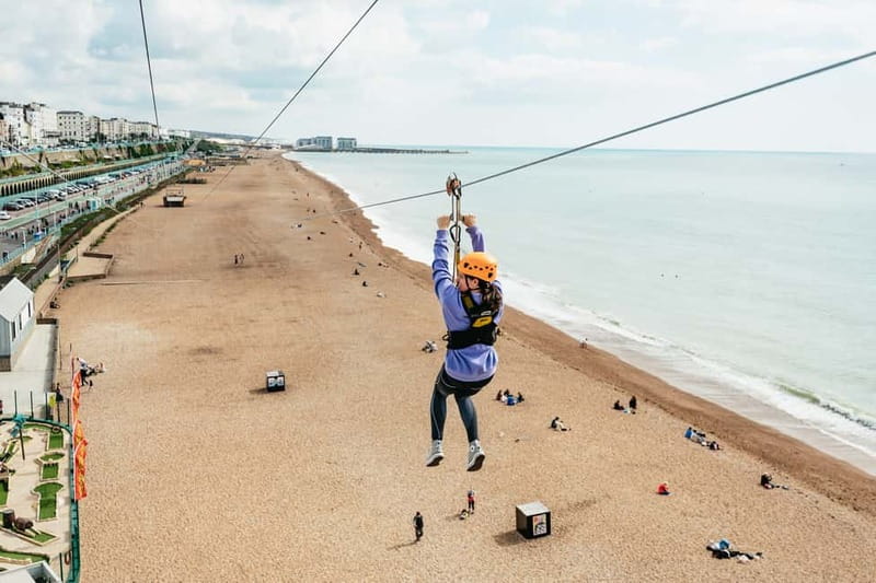 Brighton: Zip Wire Experience Ticket - The spiral staircase is the first challenge