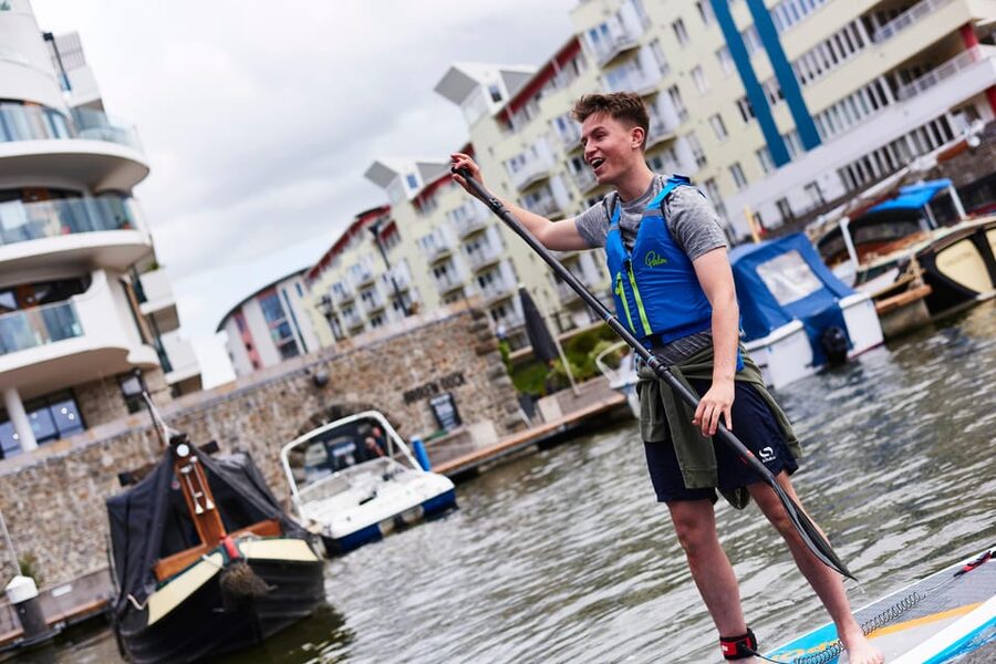 Bristol: Paddleboarding Harbourside Tour - Learning the basics before heading into the city