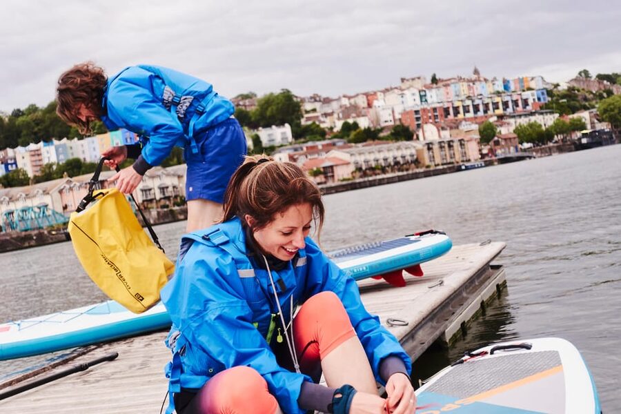 Bristol: Paddleboarding Harbourside Tour - Paddling past SS Great Britain