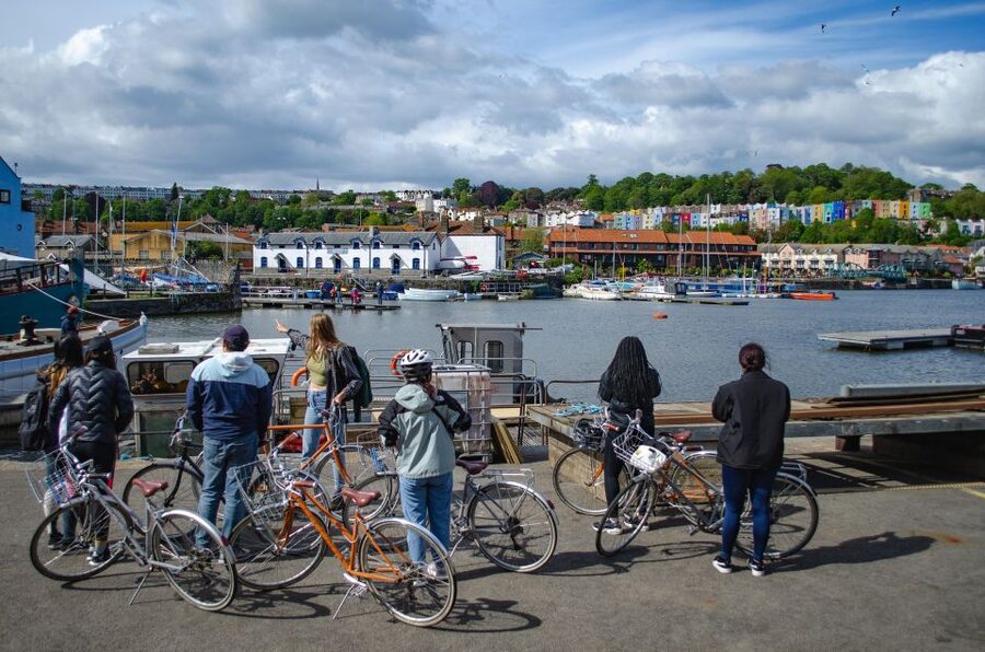 Bristol: The Best Of Bristol, Guided Bike Tour - Leonard Lane and the old city walls