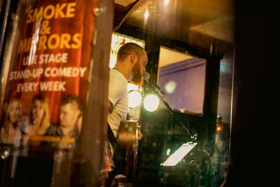 Bristol: The House Magicians Comedy and Magic Show - Arriving at Smoke & Mirrors Comedy Magic Theatre