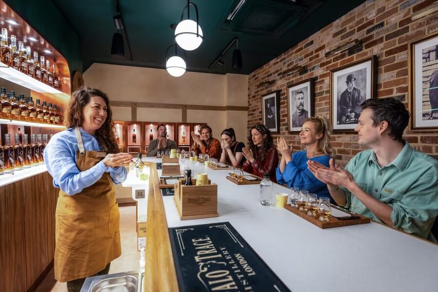 Buffalo Trace Distillery: Elevated Whiskey Experience - White Dog Mash #1 starts the tasting