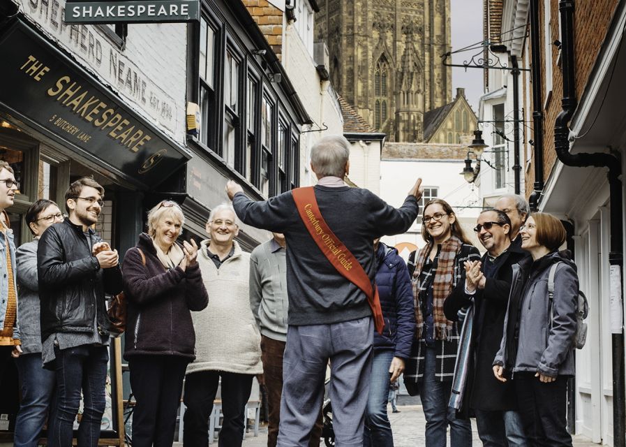 Canterbury: Private Guided Walking Tour with Official Guide - Finishing along High Street
