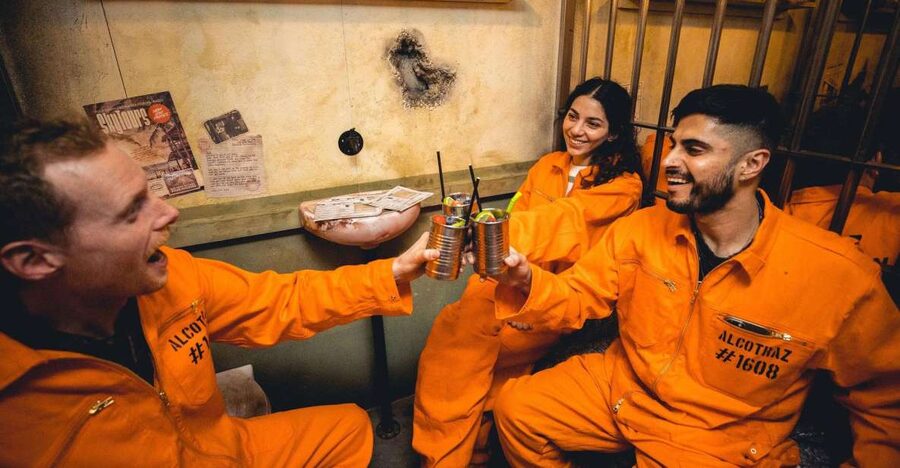 Cardiff: Alcotraz Immersive Prison Cocktail Experience - The value of $79 per person