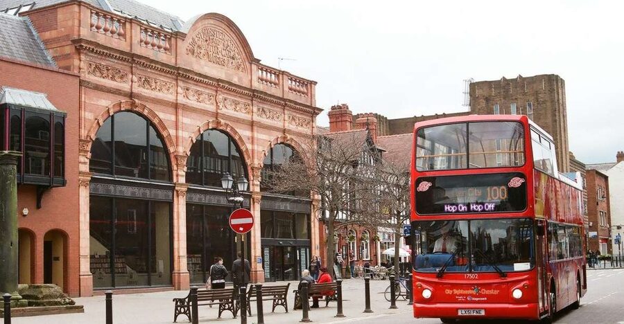 Chester: City Sightseeing Hop-On Hop-Off Bus Tour - Stop 1 and the easiest starting point