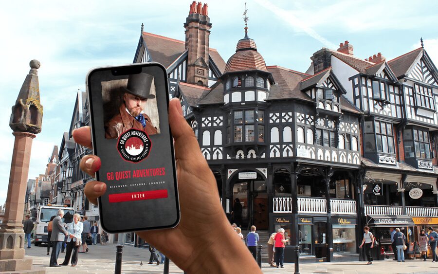 Chester: City Walking Tour & Exploration Game - Walking Chester’s famous city walls