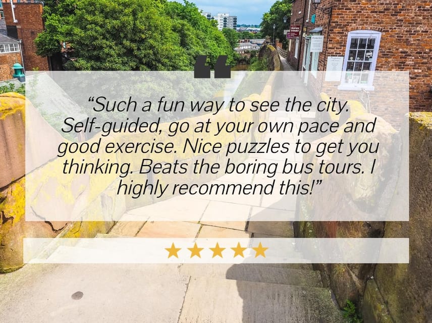 Chester: City Walking Tour & Exploration Game - Time, pace, and practical comfort