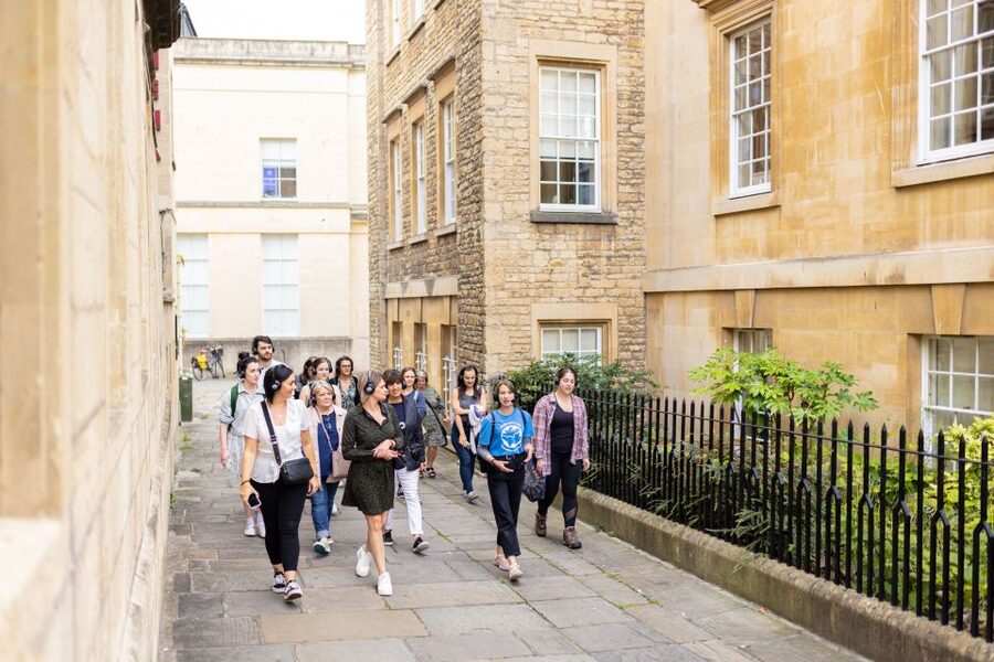 Discover Bath and Bridgerton with Music - Walking the colonnades and Regency Bath