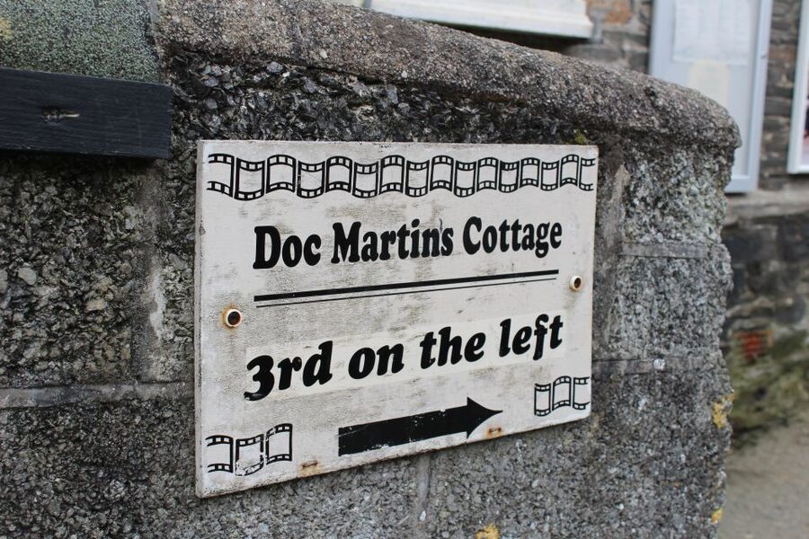 Doc Martin Tour - Louisa’s school, houses, and village businesses