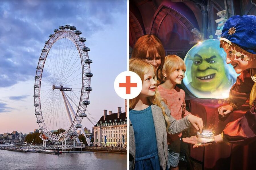 DreamWorks Shrek's Adventure and London Eye: Combo Ticket - How to plan the two timeslots