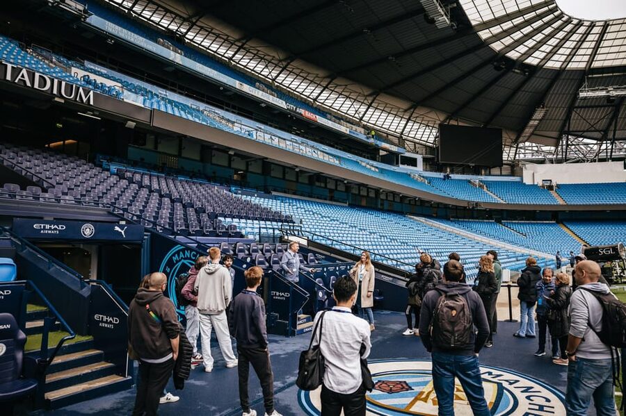Etihad Stadium: The Manchester City Stadium Tour - The glass tunnel and the sound of the crowd