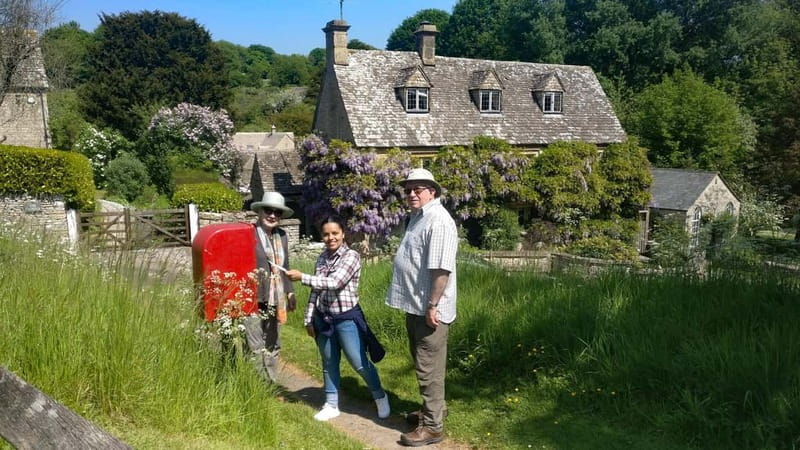From Bath: Hidden Cotswolds & Dark Age England tour for 2-8 - Morning refreshments beside an ancient abbey