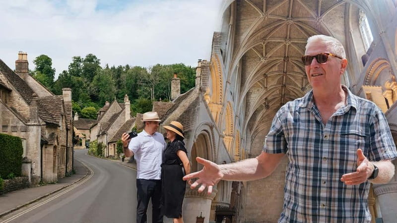 From Bath: Hidden Cotswolds & Dark Age England tour for 2-8 - Leaving Bath for Castle Combe