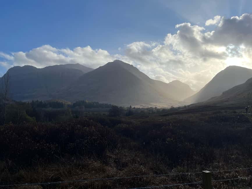 From Edinburgh: Loch Ness, Glencoe & The Highlands Day Trip - Glencoe and the Three Sisters