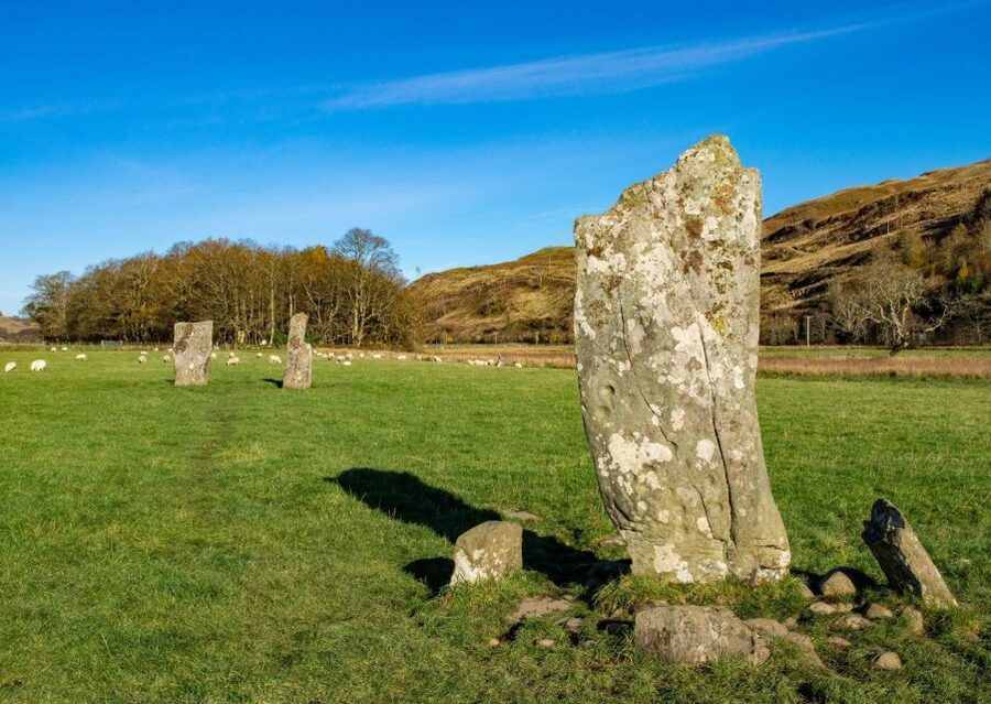 From Glasgow: Standing Stones, Castles & Highlands Tour - Loch Fyne and the road past Dunadd