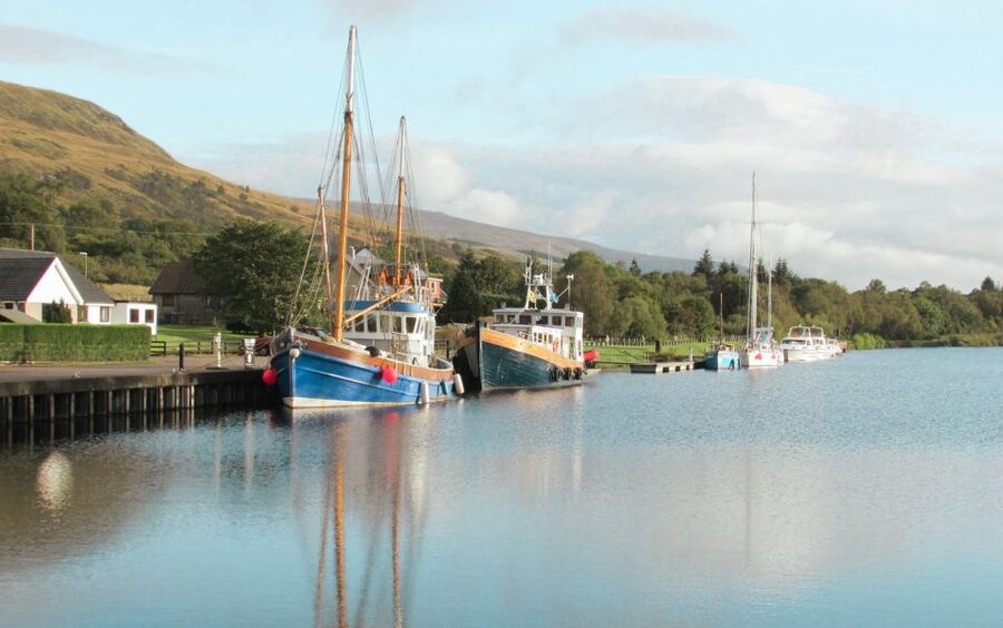 From Inverness: Loch Ness and the Highlands Day Trip - Fort Augustus: lunch beside the Caledonian Canal
