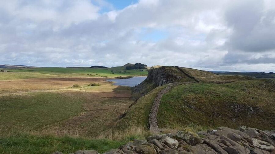 From Newcastle: Hadrian's Wall Day Tour - Walking beside milecastles and old stone