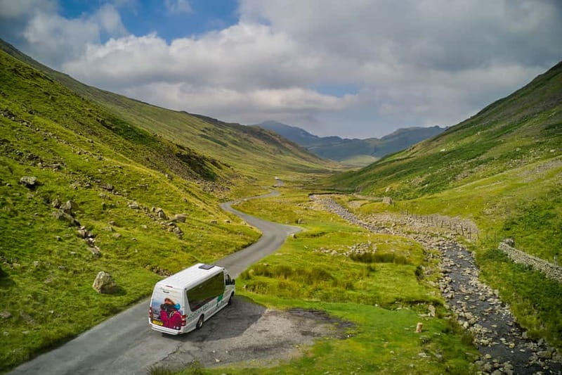 From Windermere: Mountain Passes & Muncaster Castle - Blea Tarn and the road to Wrynose Pass