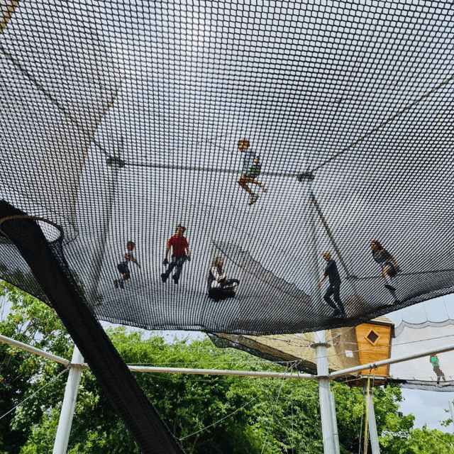 Gripped London: Zip Line, High Ropes & Freefall Adventure - Power Fan Descender: the biggest mental hurdle