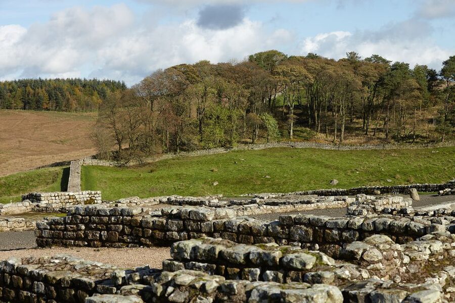 Hadrian's Wall: Housesteads Roman Fort Entry Ticket - Walking through the barracks and hospital