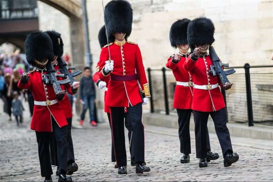 Hop on Hop off London Bus Tour & Tower of London - Entering the Tower of London and seeing the Crown Jewels