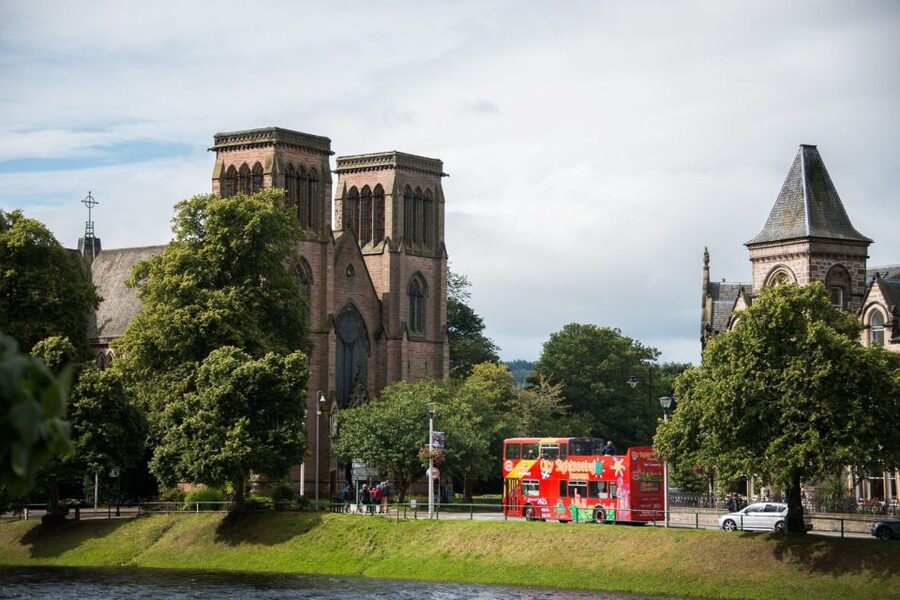 Inverness: City Sightseeing Hop-On Hop-Off Bus Tour - Stops 3 and 4: Bellfield Park and St. Andrews Cathedral