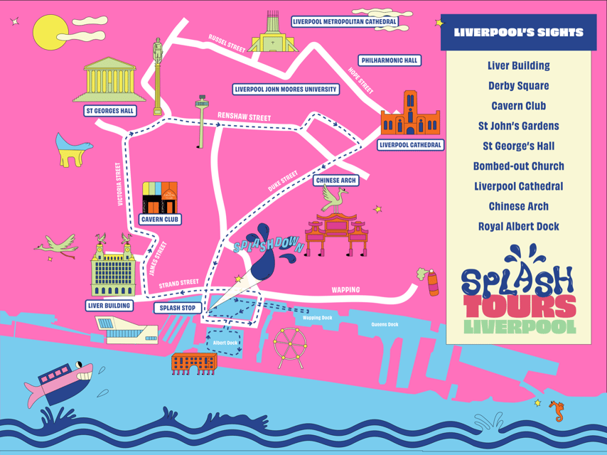 Liverpool: Amphibious Tour and Royal Albert Dock Splashdown - Finding the Splash Stop at Royal Albert Dock