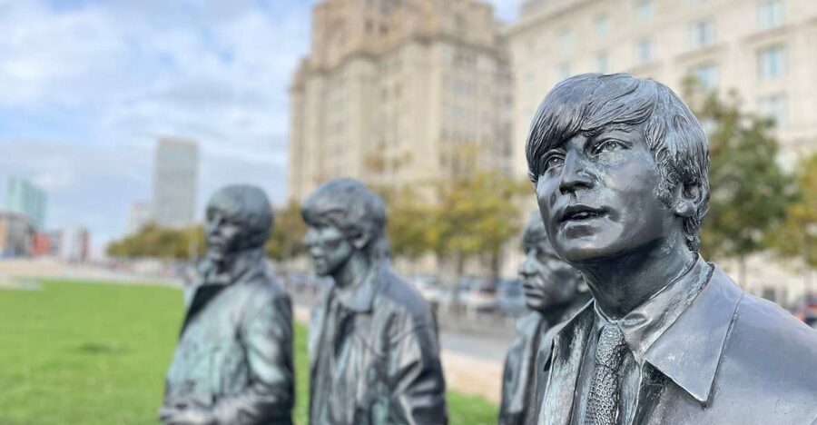 Liverpool: Beatles Highlights Walking Tour - Eleanor Rigby and John Lennon in the city streets
