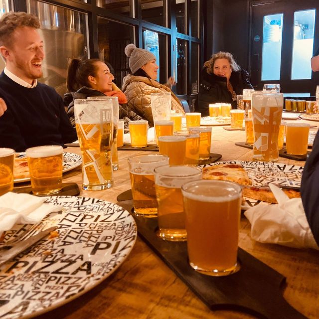 Liverpool: Brewery Bus Tour with 12 Beer and Pizza - The Liverpool stories between the stops