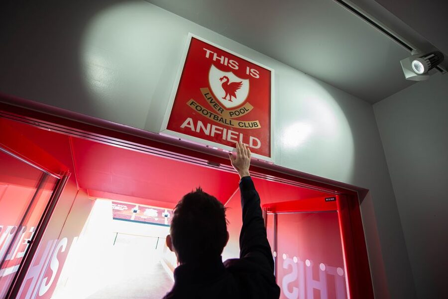 Liverpool Football Club: Legends Q&A and Stadium Tour - The dressing rooms and the view from the Main Stand
